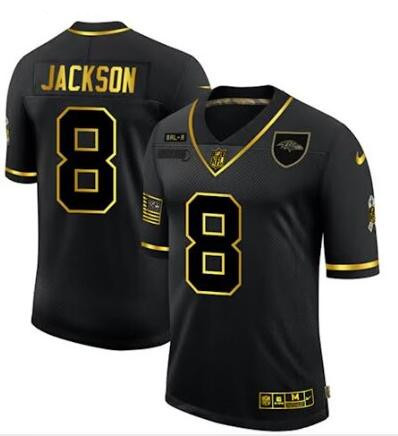 Men's Black Gold Baltimore Ravens Active Player Custom Vapor Untouchable Limited Football Jersey